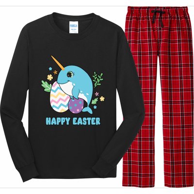 Cute Happy Easter Day Egg Hunter Orca Whale Gift Long Sleeve Pajama Set