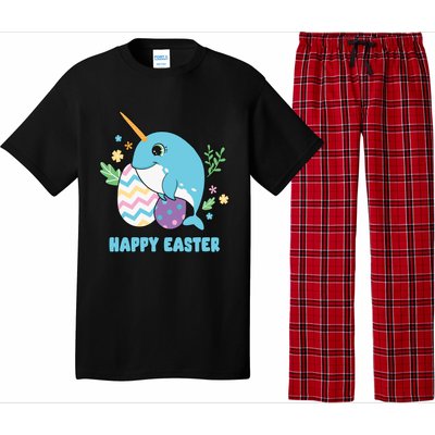 Cute Happy Easter Day Egg Hunter Orca Whale Gift Pajama Set