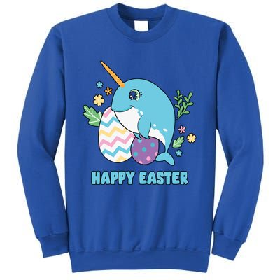 Cute Happy Easter Day Egg Hunter Orca Whale Gift Sweatshirt