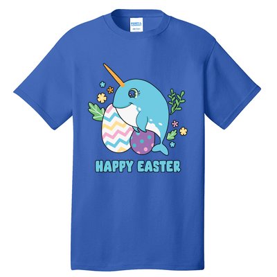 Cute Happy Easter Day Egg Hunter Orca Whale Gift Tall T-Shirt