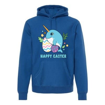 Cute Happy Easter Day Egg Hunter Orca Whale Gift Premium Hoodie