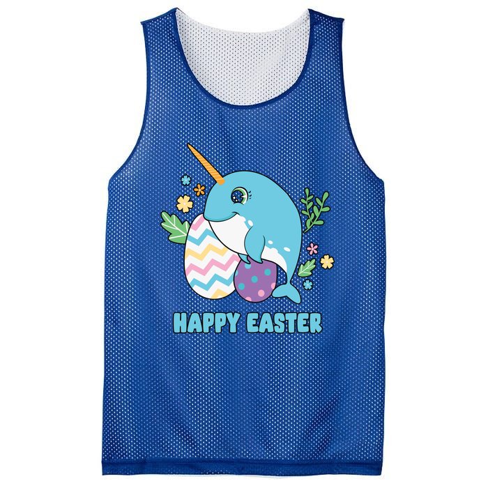 Cute Happy Easter Day Egg Hunter Orca Whale Gift Mesh Reversible Basketball Jersey Tank