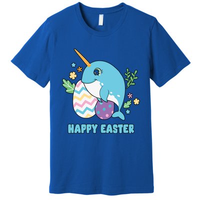 Cute Happy Easter Day Egg Hunter Orca Whale Gift Premium T-Shirt