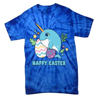 Cute Happy Easter Day Egg Hunter Orca Whale Gift Tie-Dye T-Shirt