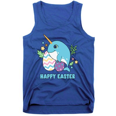 Cute Happy Easter Day Egg Hunter Orca Whale Gift Tank Top