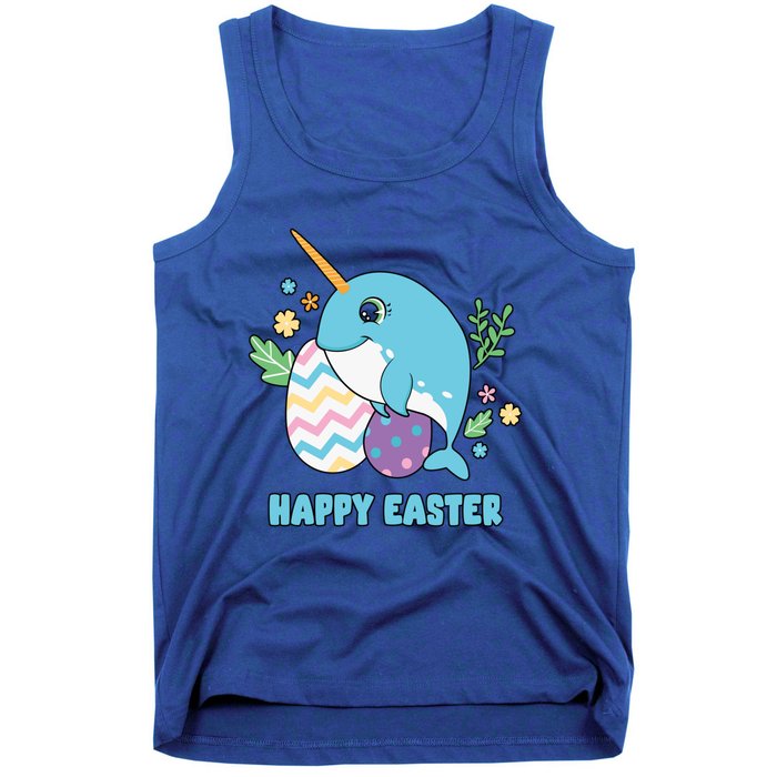 Cute Happy Easter Day Egg Hunter Orca Whale Gift Tank Top