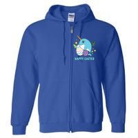 Cute Happy Easter Day Egg Hunter Orca Whale Gift Full Zip Hoodie