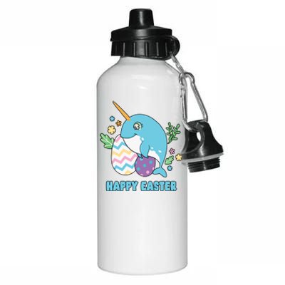 Cute Happy Easter Day Egg Hunter Orca Whale Gift Aluminum Water Bottle