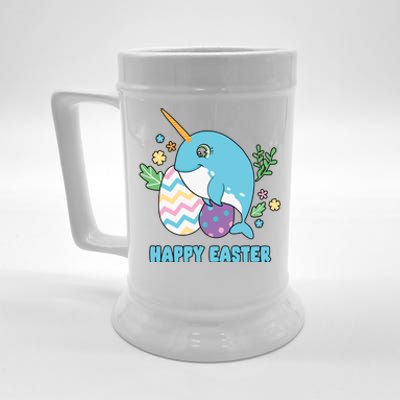 Cute Happy Easter Day Egg Hunter Orca Whale Gift Beer Stein