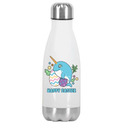 Cute Happy Easter Day Egg Hunter Orca Whale Gift Stainless Steel Insulated Water Bottle