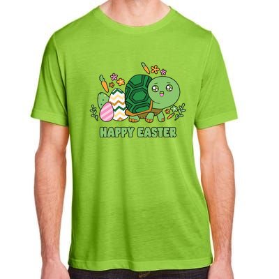 Cute Happy Easter Day Egg Hunter Turtle Cute Gift Adult ChromaSoft Performance T-Shirt