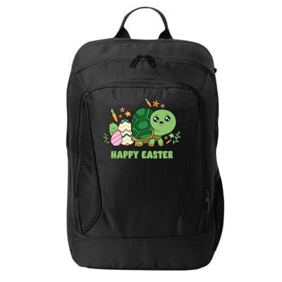 Cute Happy Easter Day Egg Hunter Turtle Cute Gift City Backpack