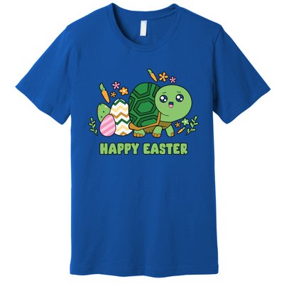 Cute Happy Easter Day Egg Hunter Turtle Cute Gift Premium T-Shirt