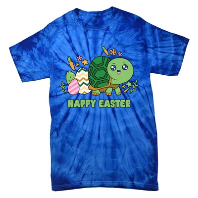 Cute Happy Easter Day Egg Hunter Turtle Cute Gift Tie-Dye T-Shirt