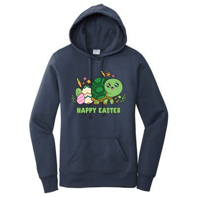 Cute Happy Easter Day Egg Hunter Turtle Cute Gift Women's Pullover Hoodie