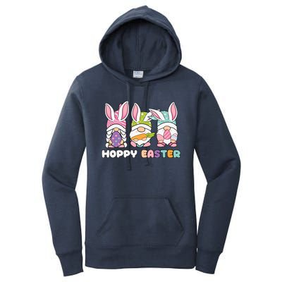 Cute Hoppy Easter Day Egg Hunter Gnomes Great Gift Women's Pullover Hoodie