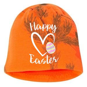 Cute Happy Easter Heart Pastel Easter Outfit Premium Kati - Camo Knit Beanie