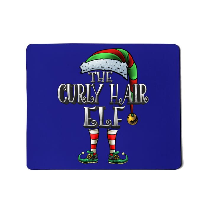 Curly Hair Elf Gift Matching Family Curly Hair Christmas Great Gift Mousepad