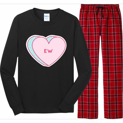 Candy Heart Ew Gift Long Sleeve Pajama Set