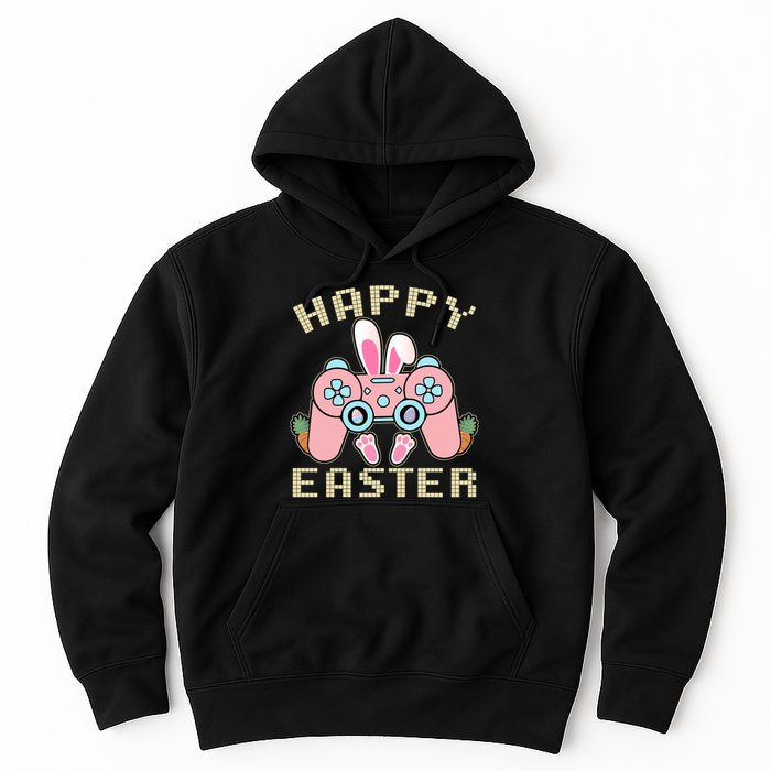 Cute Happy Easter Bunny Game Controller Hoodie