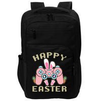 Cute Happy Easter Bunny Game Controller Impact Tech Backpack
