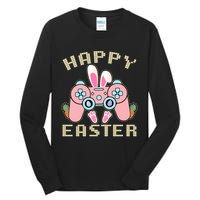 Cute Happy Easter Bunny Game Controller Tall Long Sleeve T-Shirt