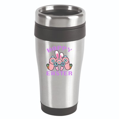 Cute Happy Easter Bunny Game Controller 16oz Travel Tumbler