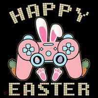 Cute Happy Easter Bunny Game Controller Tall Sweatshirt