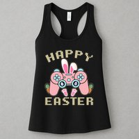 Cute Happy Easter Bunny Game Controller Womens Tank Top