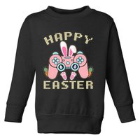 Cute Happy Easter Bunny Game Controller Toddler Sweatshirt