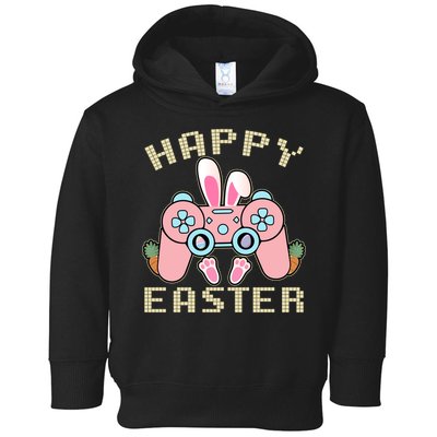 Cute Happy Easter Bunny Game Controller Toddler Hoodie