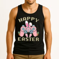 Cute Happy Easter Bunny Game Controller Tank Top