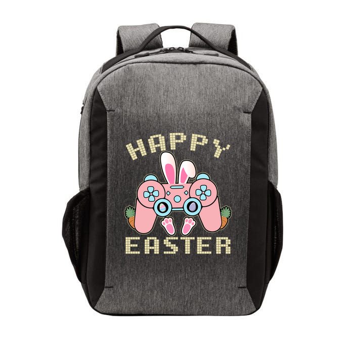 Cute Happy Easter Bunny Game Controller Vector Backpack