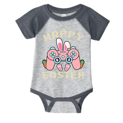 Cute Happy Easter Bunny Game Controller Infant Baby Jersey Bodysuit