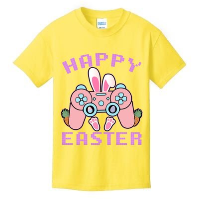 Cute Happy Easter Bunny Game Controller Kids T-Shirt