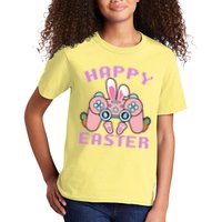 Cute Happy Easter Bunny Game Controller Kids T-Shirt