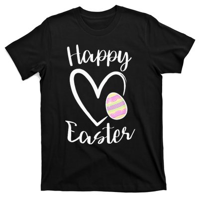 Cute Happy Easter Heart Pastel Easter Outfit T-Shirt