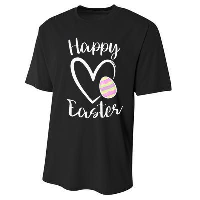 Cute Happy Easter Heart Pastel Easter Outfit Performance Sprint T-Shirt