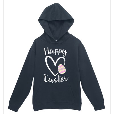 Cute Happy Easter Heart Pastel Easter Outfit Urban Pullover Hoodie