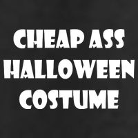 Cheap Ass Halloween Costume 7 Panel Mesh Trucker Snapback Hat
