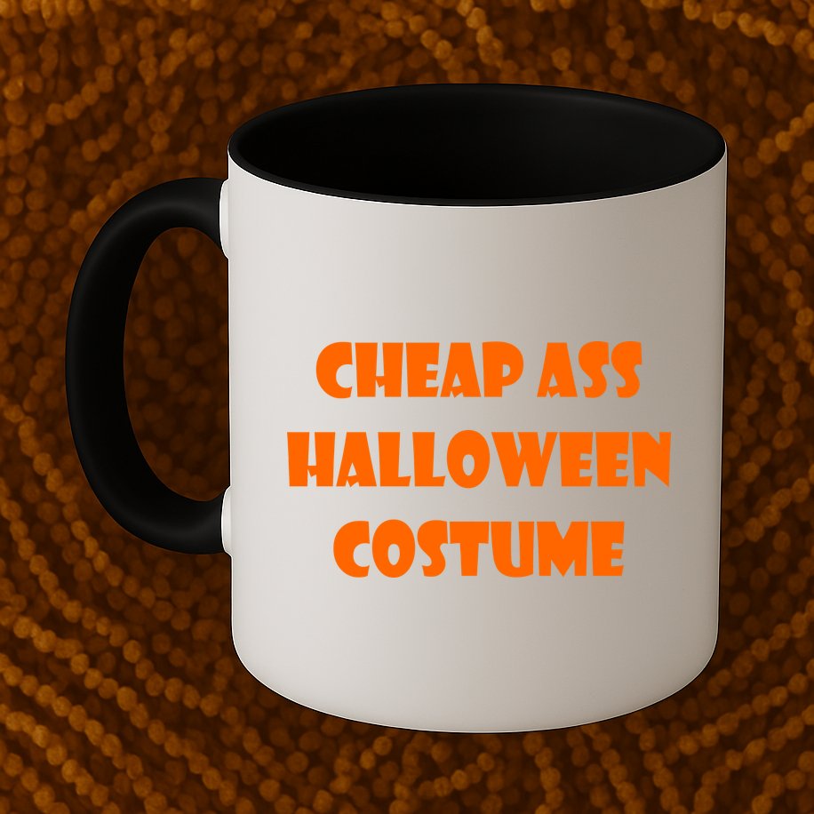 Cheap Ass Halloween Costume Mug