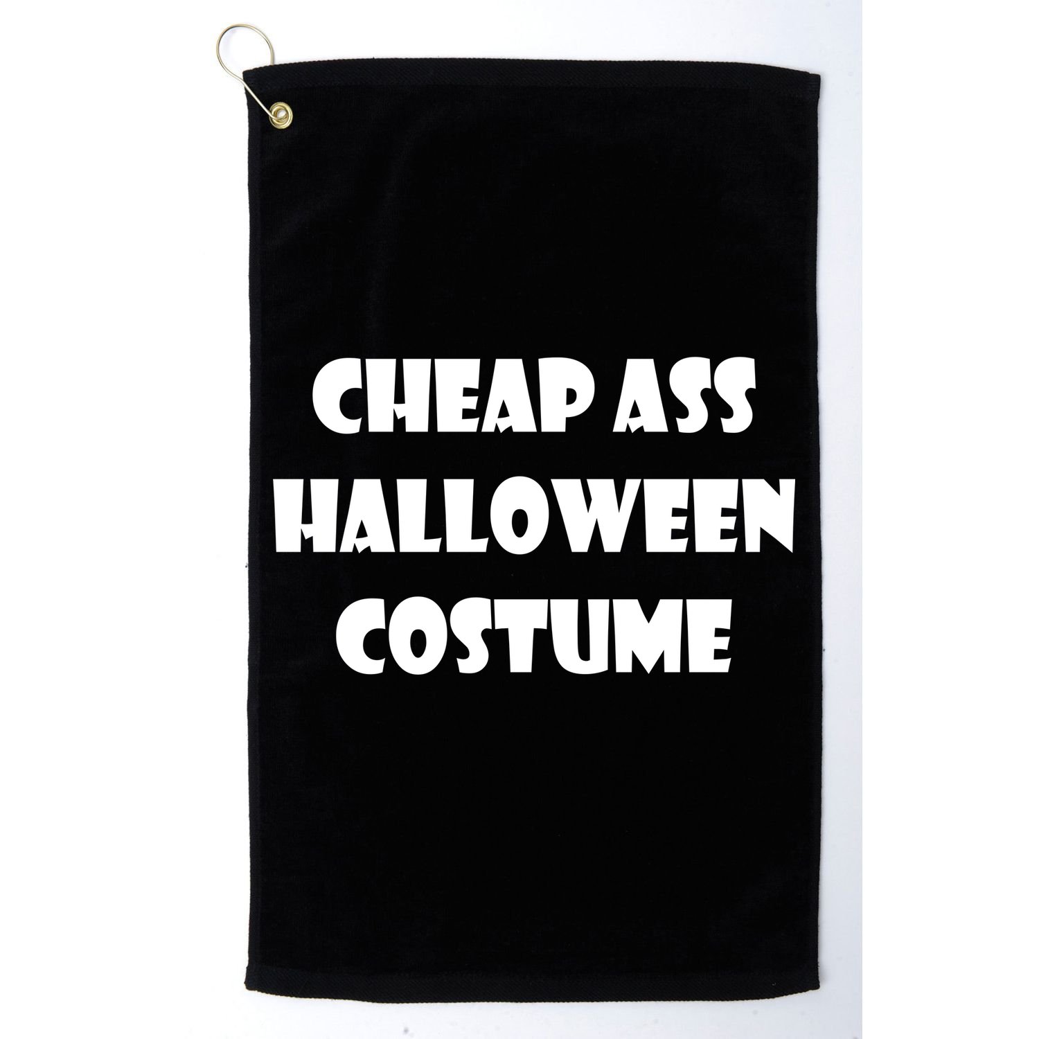 Cheap Ass Halloween Costume Golf Towel