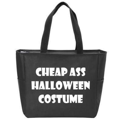 Cheap Ass Halloween Costume Zip Tote Bag