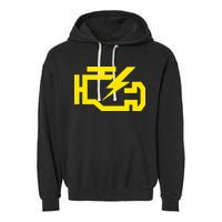 Check Engine Light  Garment-Dyed Fleece Hoodie