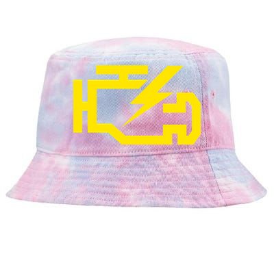 Check Engine Light  Tie-Dyed Bucket Hat