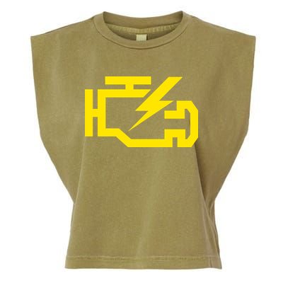 Check Engine Light  Garment-Dyed Women's Muscle Tee