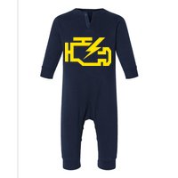 Check Engine Light  Infant Fleece One Piece