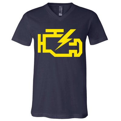 Check Engine Light  V-Neck T-Shirt