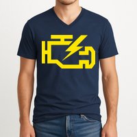 Check Engine Light  V-Neck T-Shirt