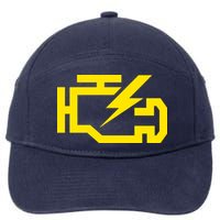 Check Engine Light  7-Panel Snapback Hat